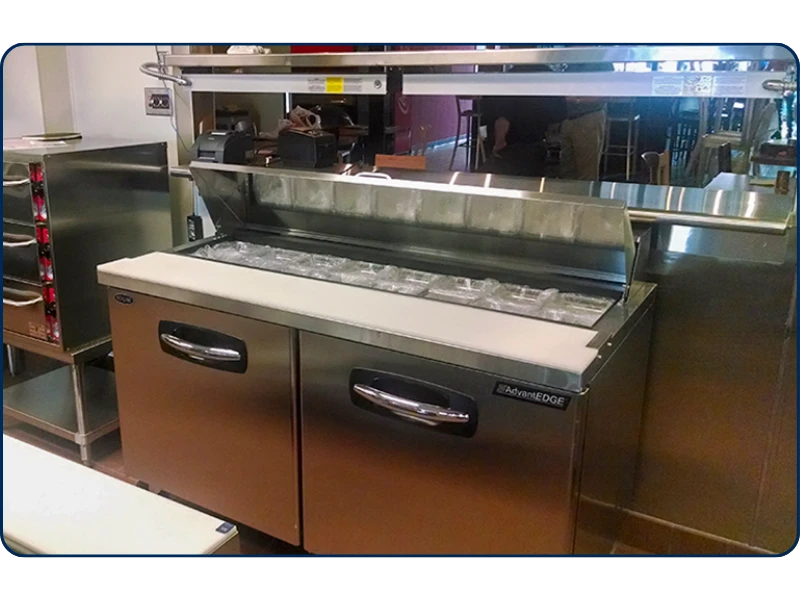 Foodservice counter equipment