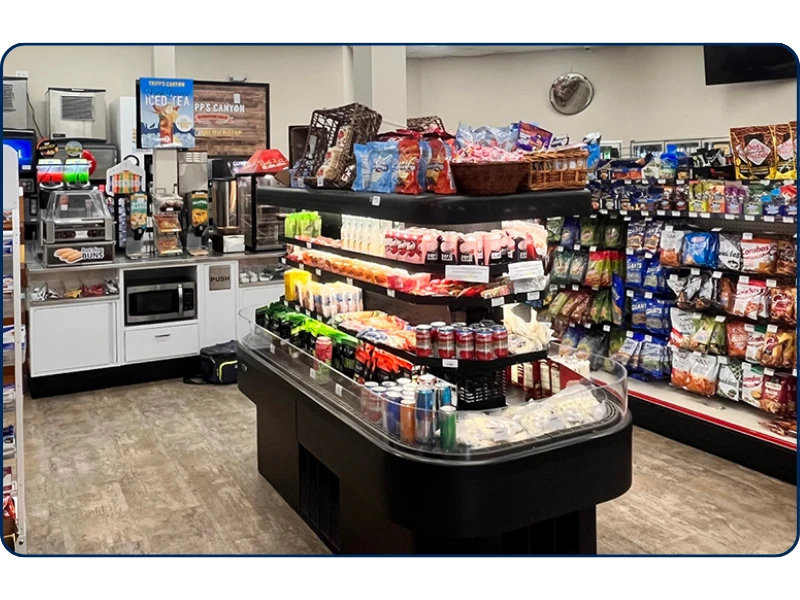 Retail food display fixtures